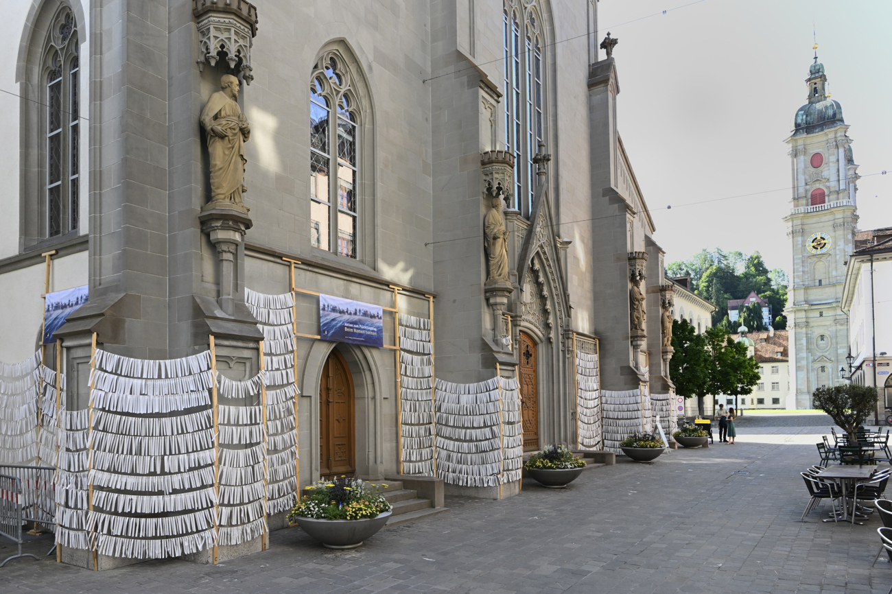 Beim Namen nennen: Am Wochenende vom 8. und 9. Juni findet die 24-h-Aktion um die St. Laurenzenkirche in St. Gallen statt.