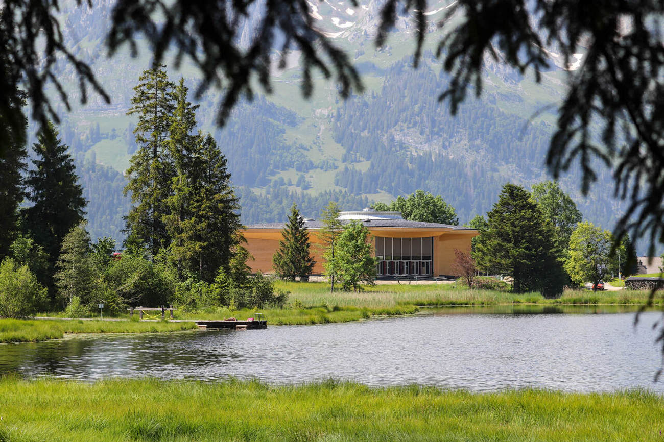 Das Klanghaus Toggenburg: Malerisch gelegen beim Schwendisee. Foto: Ralph Brühwiler