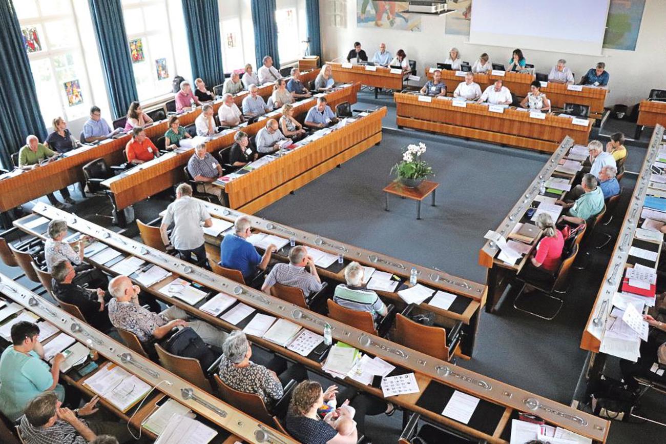 An der Synode im Juni 2019 beugten sich die Baselbieter Synodalen über die neue Kirchenverfassung. Im November werden sie sich mit der neuen Kirchenordnung beschäftigen.
