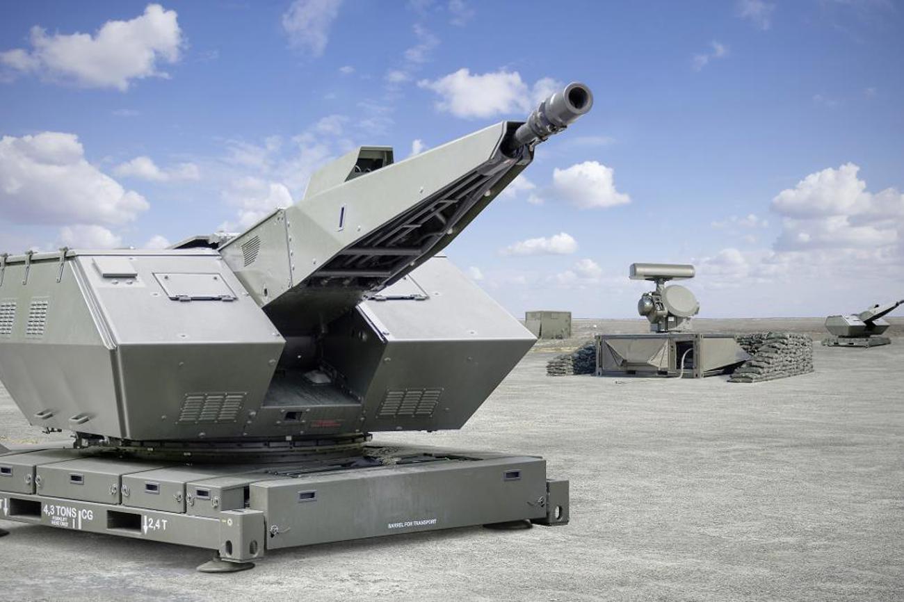 Das Flugabwehrsystem Oerlikon Skyshield der Firma Rheinmetall (ehemals Oerlikon Contraves) dient gemäss Hersteller dem «Schutz hochwertiger Einrichtungen».|Rheinmetall Air Defence AG