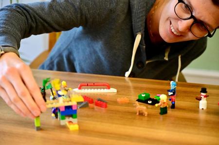 Mit Lego Kirche bauen