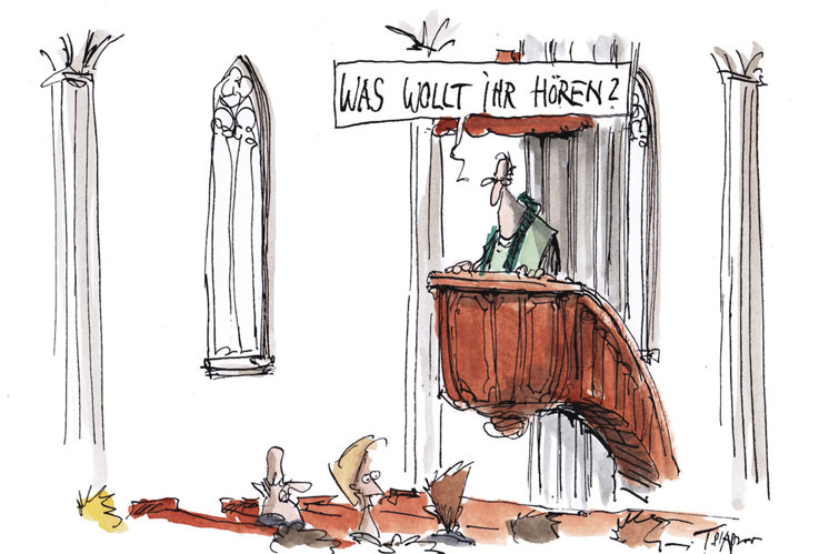 Wofür brauchst du eine Pfarrerin, einen Pfarrer?