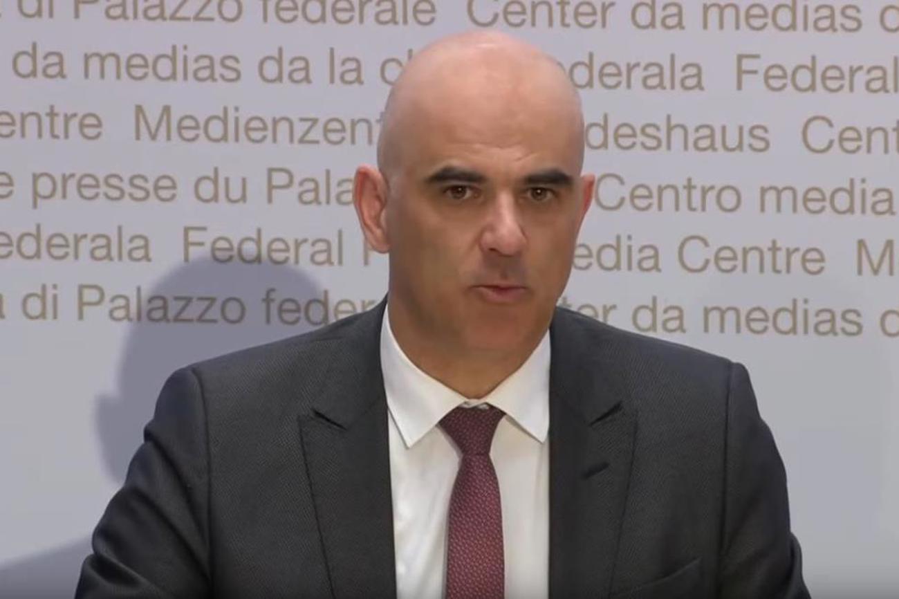 Bundesrat Alain Bersets Empfehlung, Gottesdienste ab dem 28. Mai wieder zu erlauben, stiess beim Gesamtbundesrat auf offene Ohren. |Screenshot Youtube