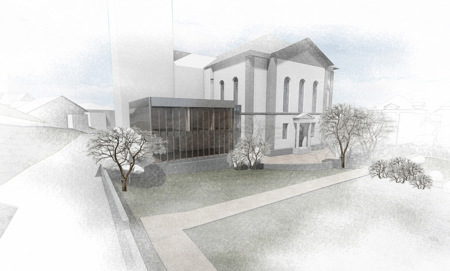 Kubly-Kirche neu mit Anbau