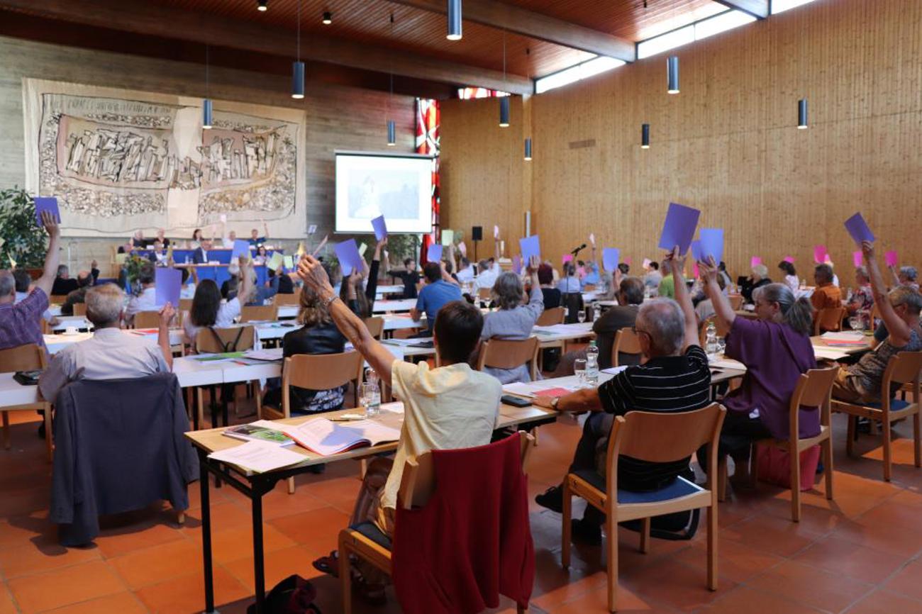 Die erste Synode ohne Corona-Massnahmen fand Mitte Juni in Münchenstein statt. | ERK-BL