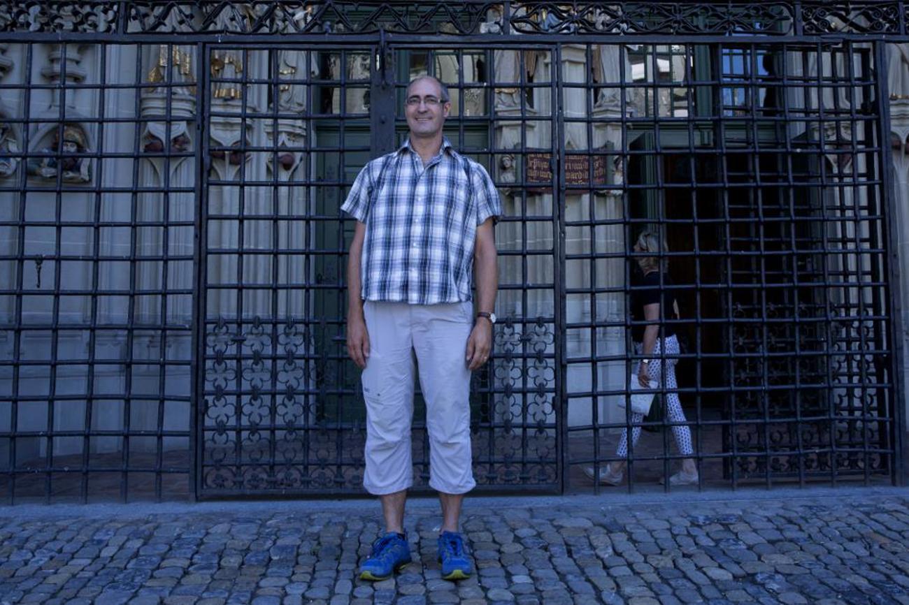 Ralph Meier mag den Schweizerpsalm.