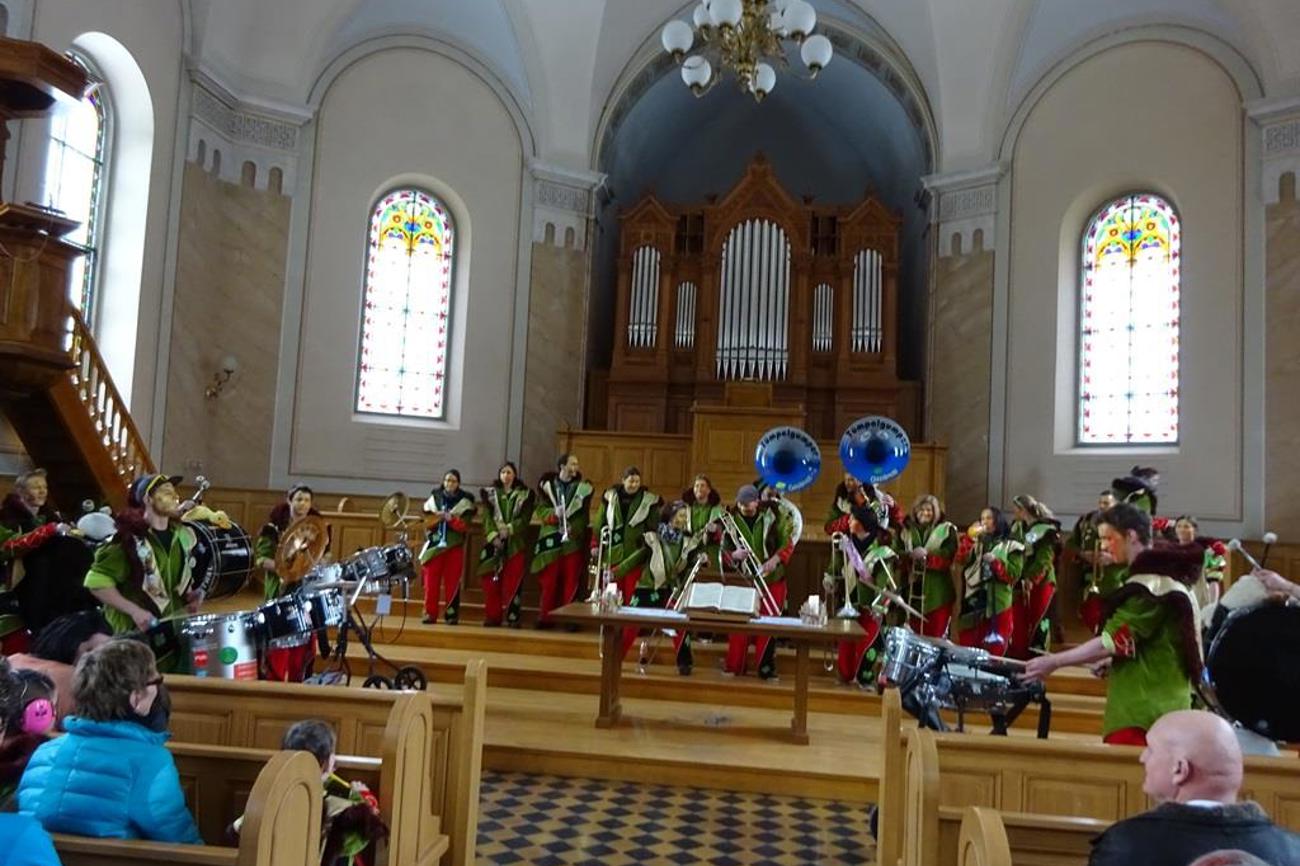 Gottesdienst mal anders: Das ist bei den Fasnachtsgottesdiensten der Fall.
Fotos: zvg.