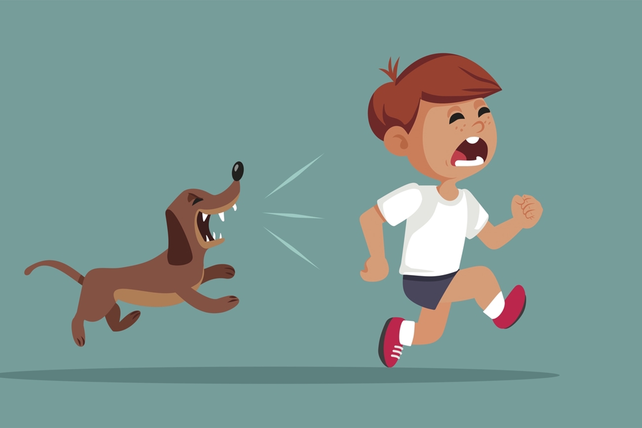 Wer kennt das nicht? «Keine Angst, er beisst nicht», ruft die Hundehalterin, während ein fremder Hund zähnefletschend auf einen zurennt. Bild: iStock
