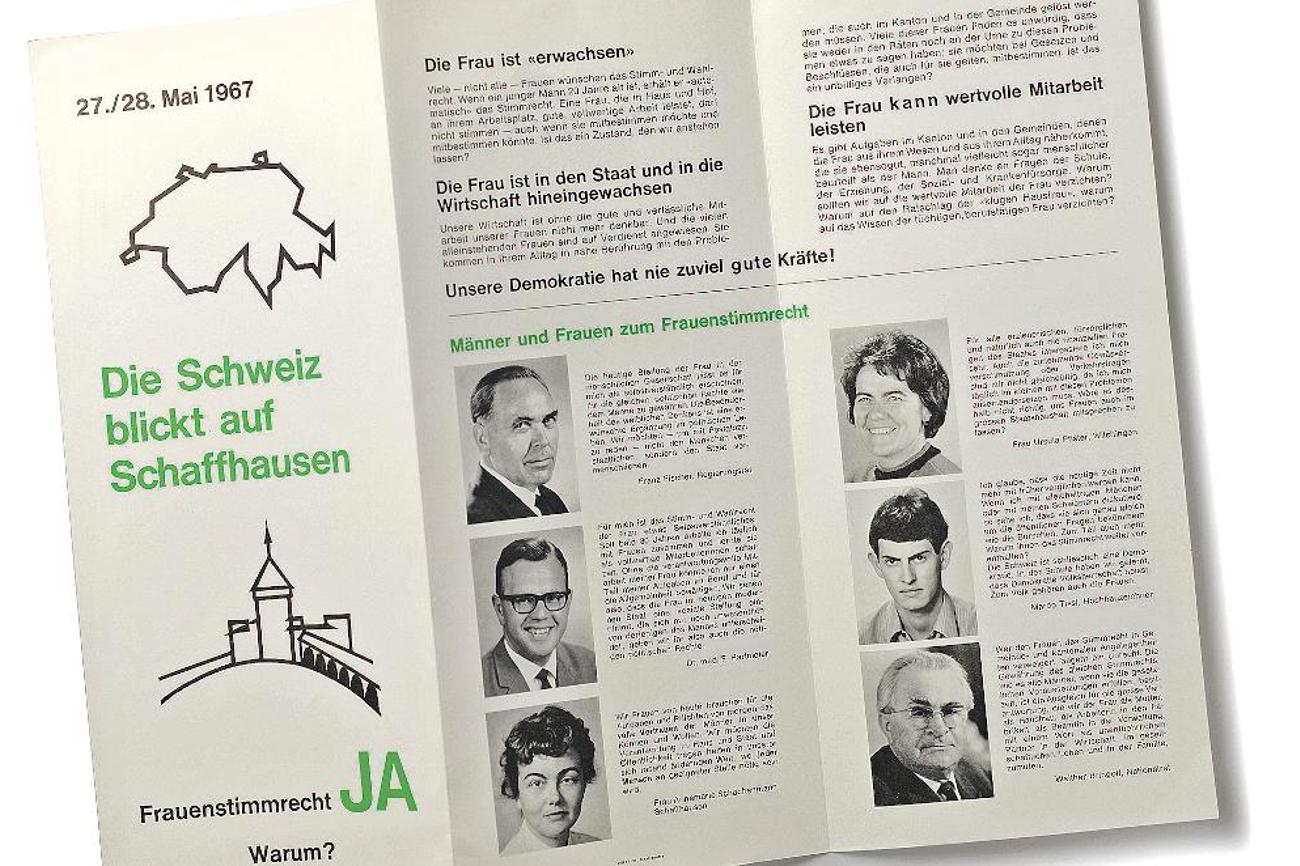 Der Abstimmungsprospekt aus dem Jahr 1967 wusste offenbar zu überzeugen.