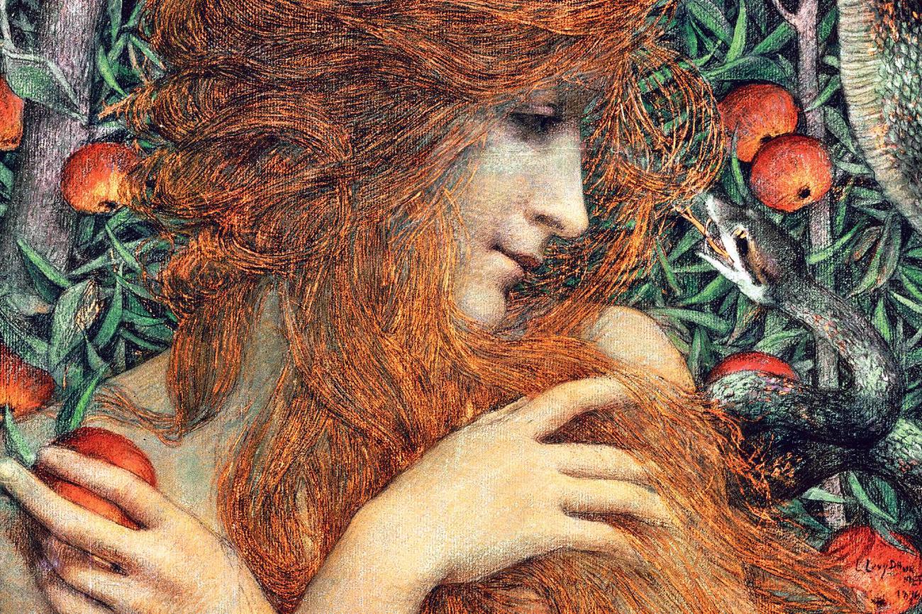 Eva greift nach dem Apfel: Über Jahrhunderte war dies der Beweis für die Sündhaftigkeit der Frauen. | ROHWOLT-VERLAG