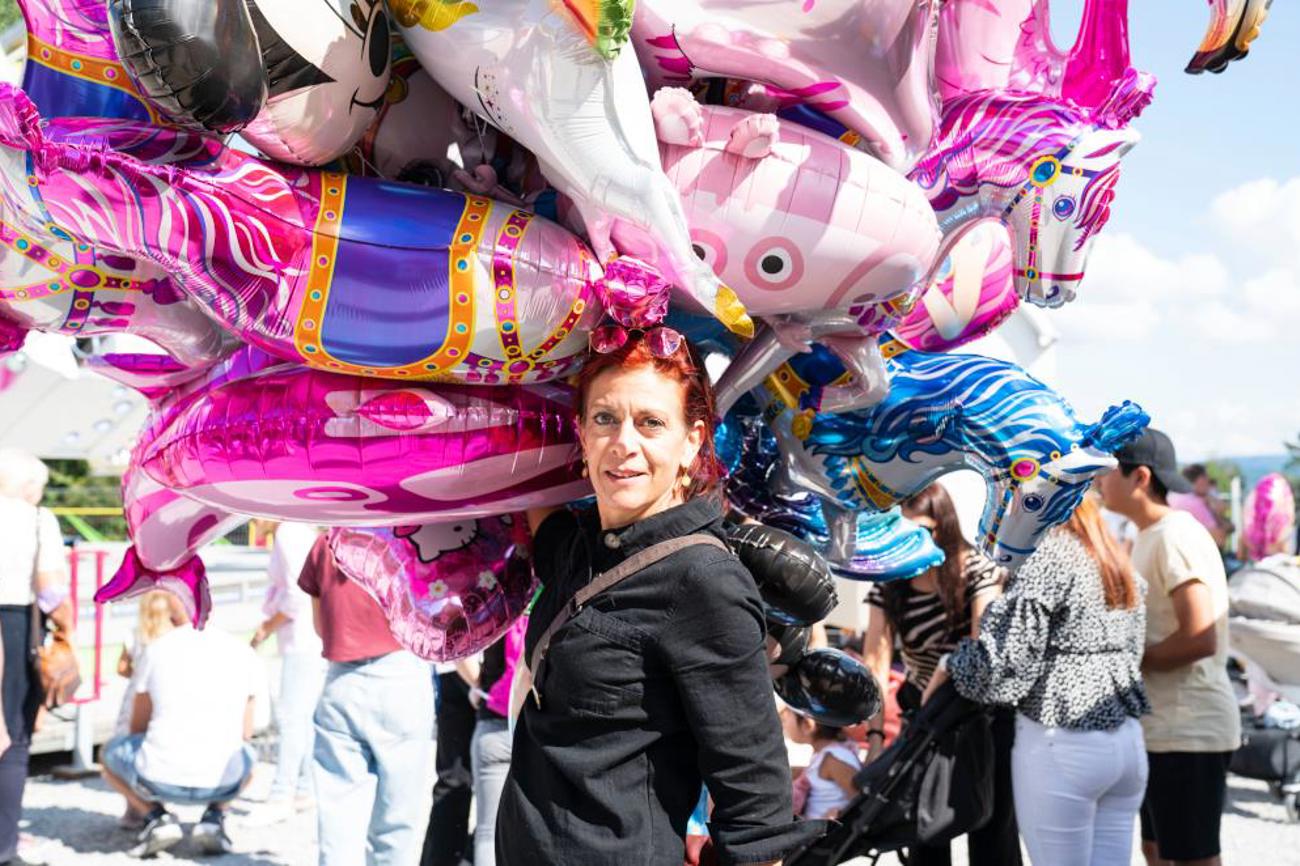 Eveline Saoud im «Ballon-Meer».