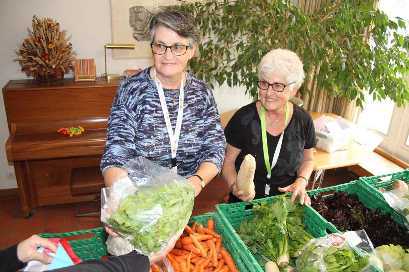 Hildegard Kneubühler und Irene Eberle kümmern sich um die Sorgen und Nöte ihrer Mitmenschen. (Bild: het)