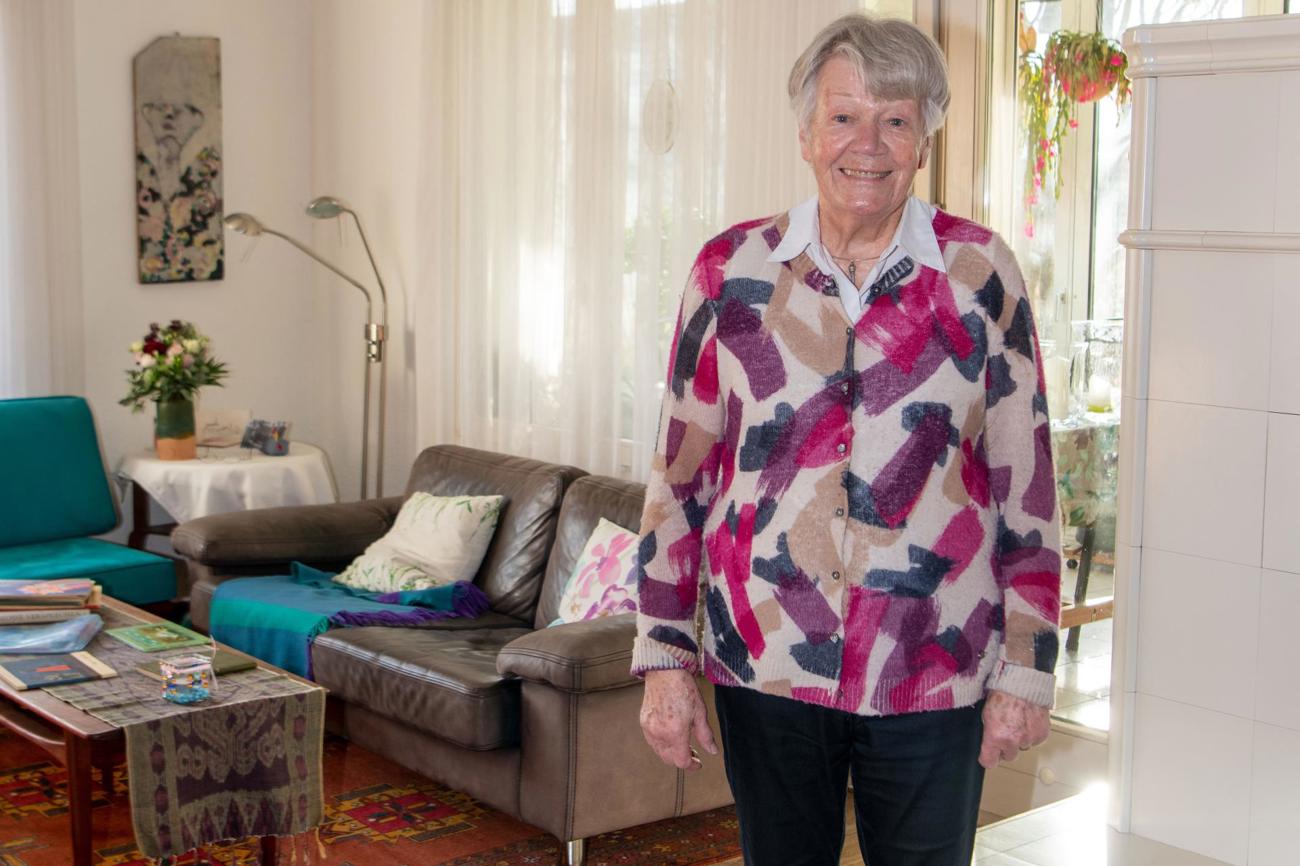 Kann man alleine sein, ohne sich einsam zu fühlen? Maria Figi aus Wängi ist das lebende Beispiel dafür. (Bilder: Lilo Oppliger)