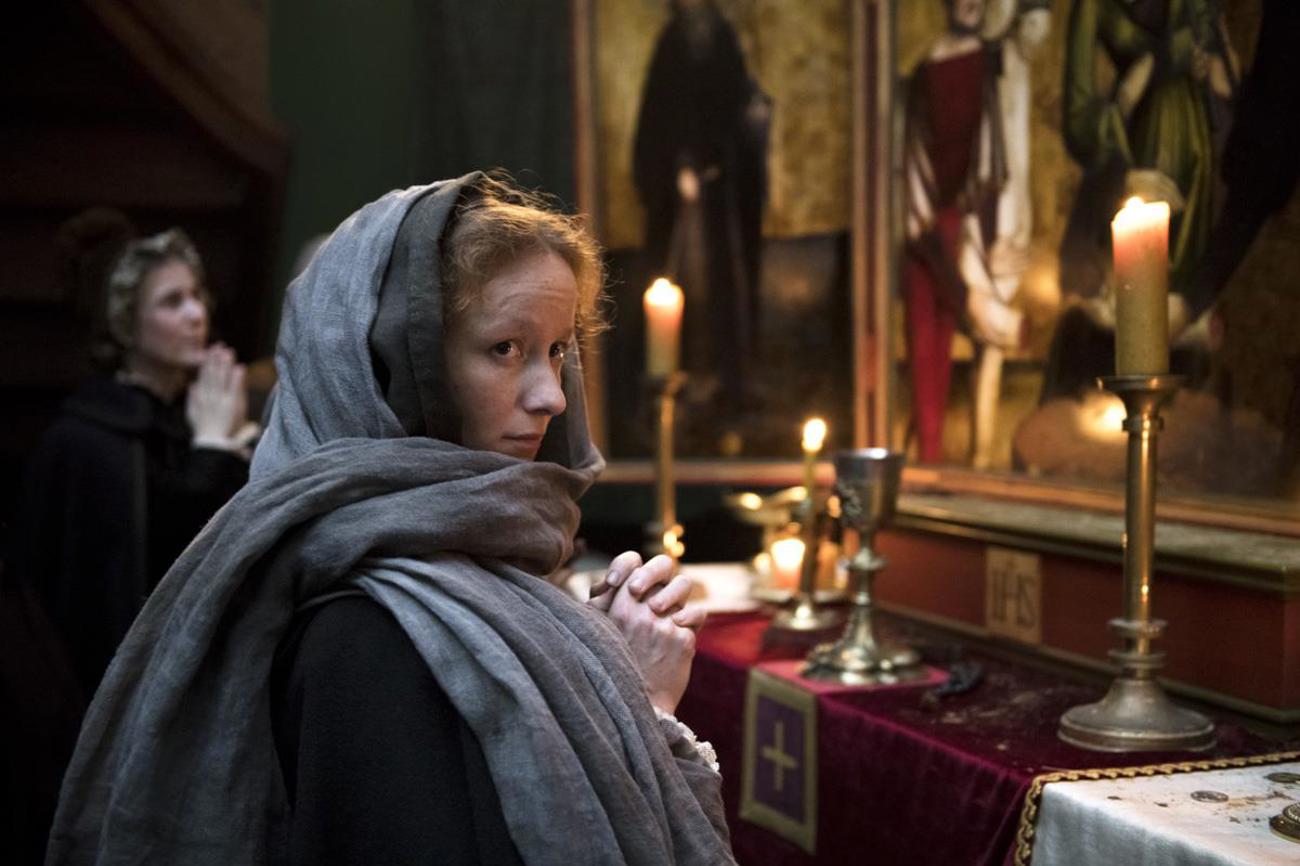 Die mit dem Glarnerland verbundene Sarah Sophia Meyer spielt im Zwingli-Film Anna Reinhart, die Ehefrau des Reformators.
Bild zvg