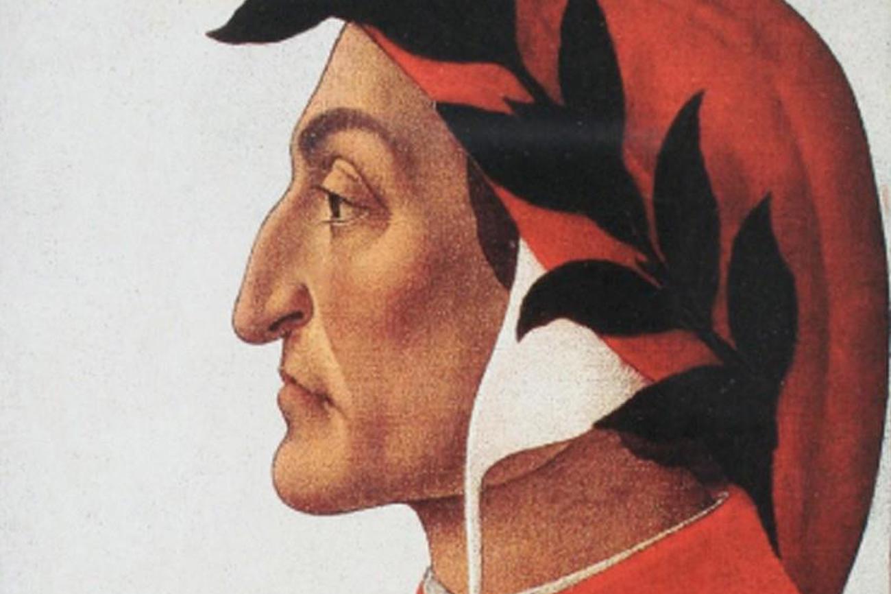 Der Chronist der Hölle: Dante Alighieri. Gemälde von Sandro Botticelli, wikimedia