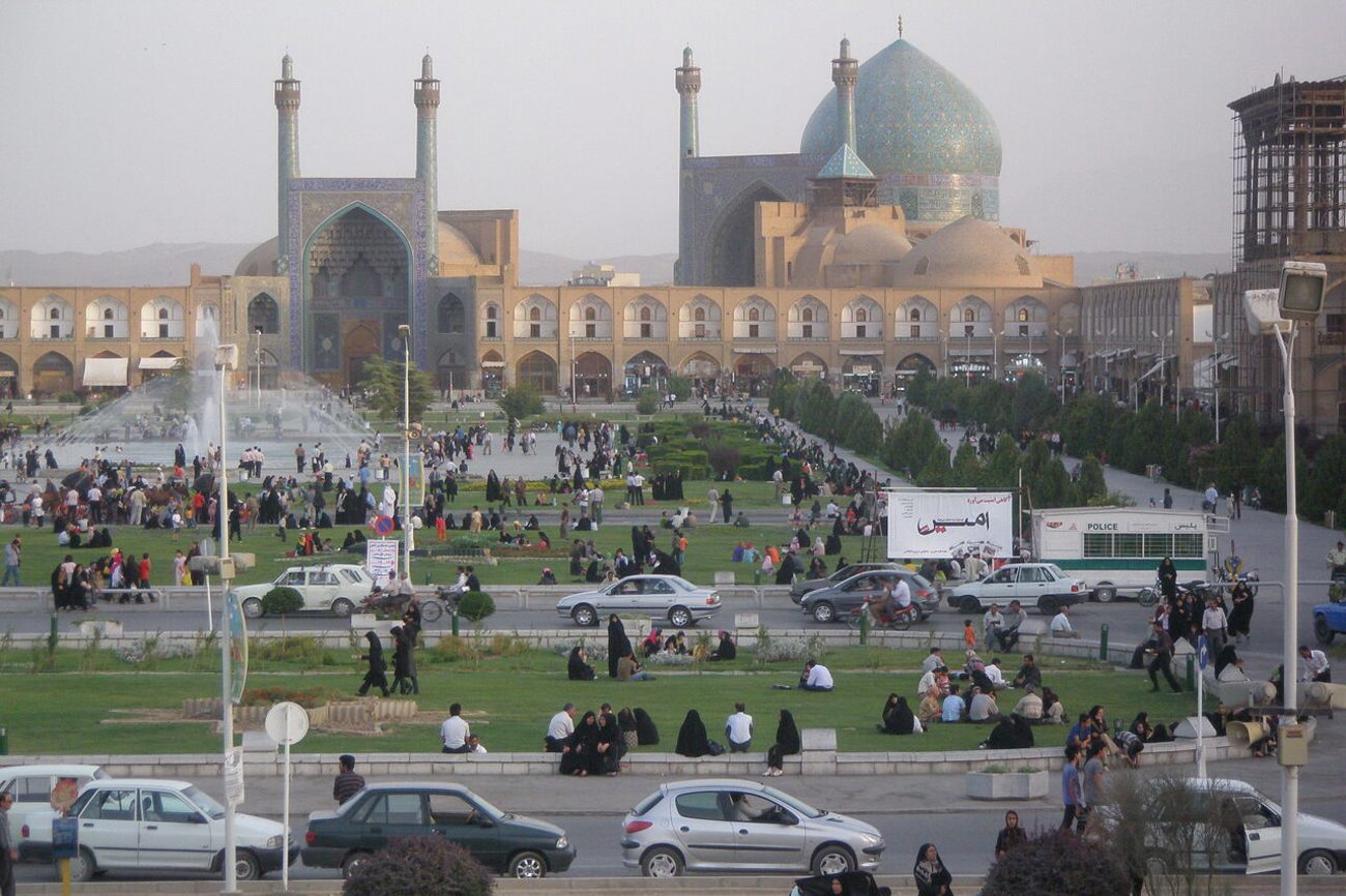 Zentrum von Esfahan, Iran, mit Moschee. Das Regime ist islamistisch, die Bevölkerung mehrheitlich säkular. Foto: sd