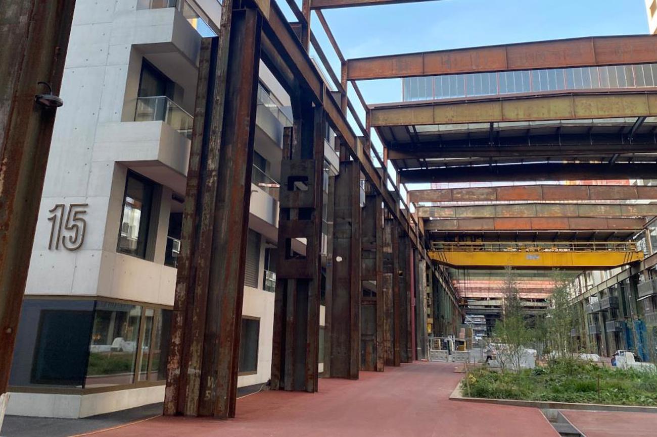 Die «Nachbar» liegt mitten im Stadtgarten der Stahlgiesserei.