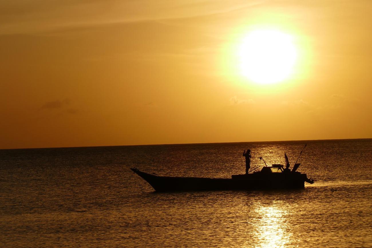 Sonnenuntergang bei Tip of Borneo.