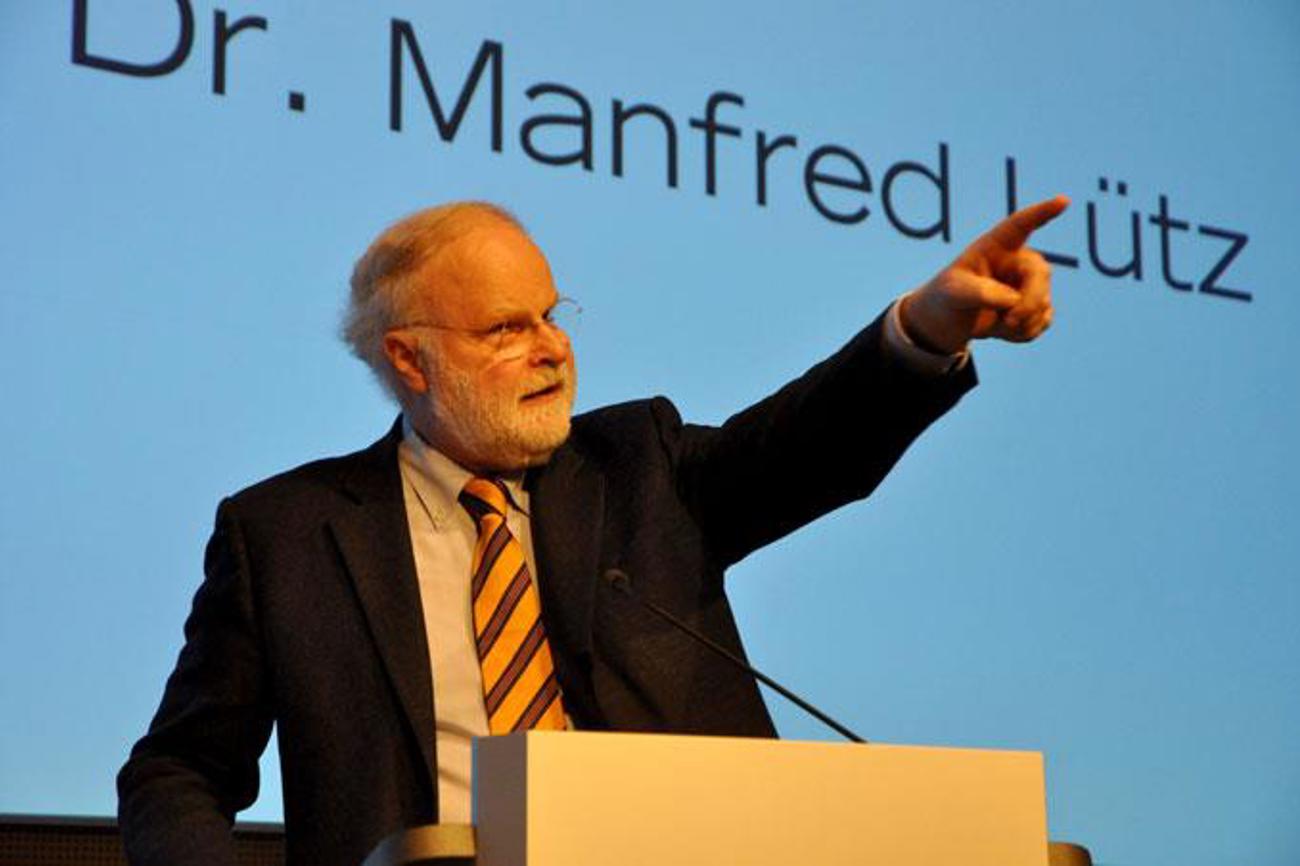 Der deutsche Arzt und Theologe Manfred Lütz trat im März am Forum christlicher Führungskräfte in Bern auf. | Basil Höneisen