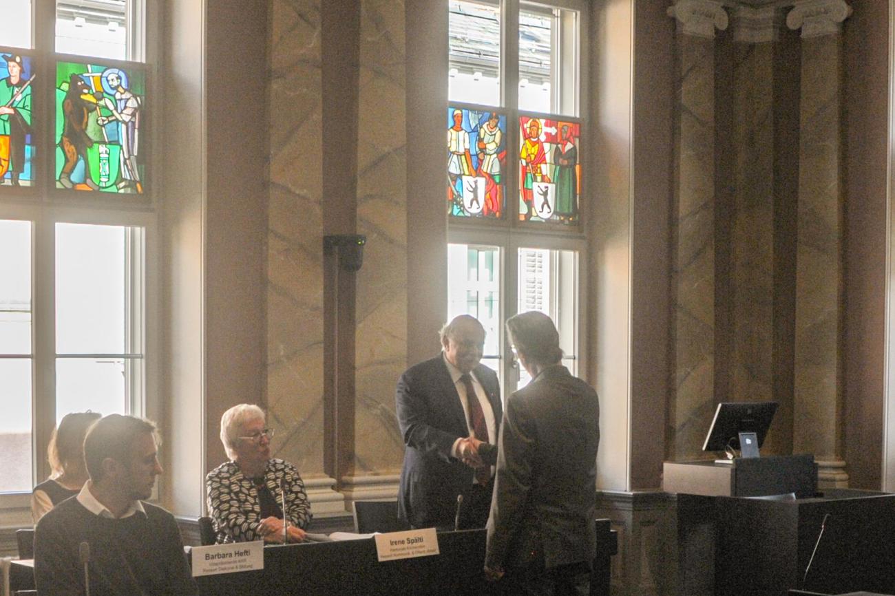 Verabschiedung von Otto Wyss aus dem Kantonalen Kirchenrat.