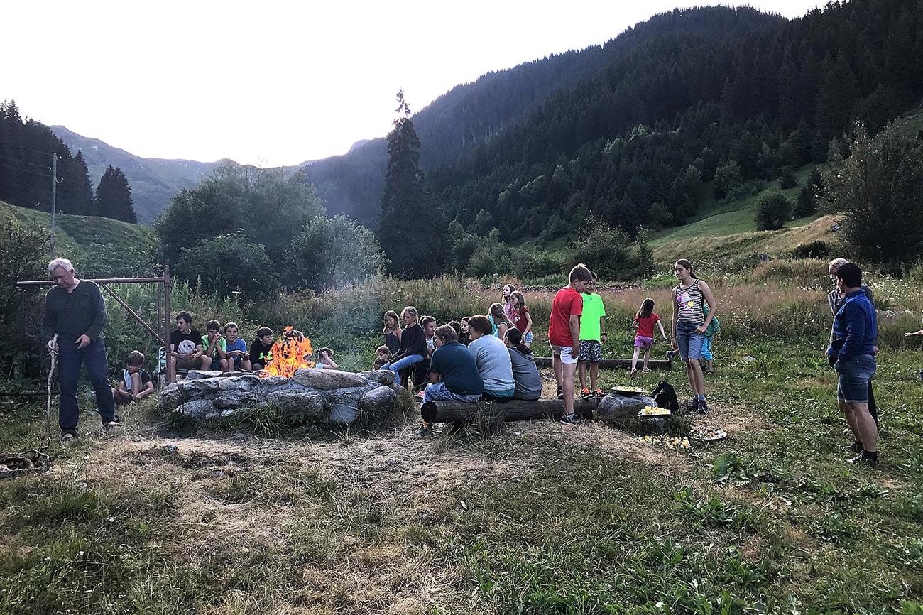 Gemeinsamkeit und Spass werden gross geschrieben. Hier das Lager in Disentis.
Bild zvg