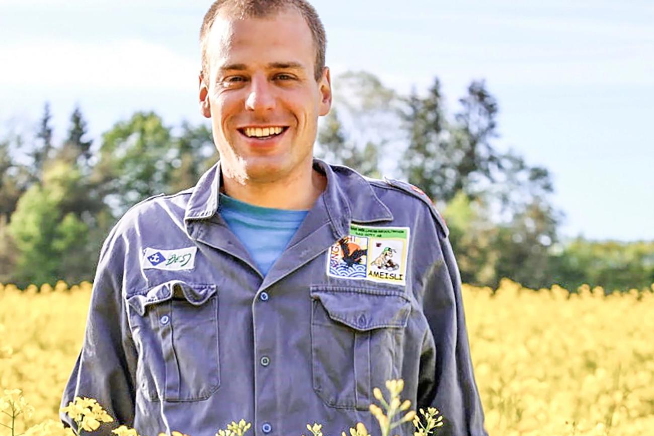Timon Jufer ist es gewohnt anzupacken, egal ob im Beruf oder in der Kirchgemeinde. (Bild: zVg)