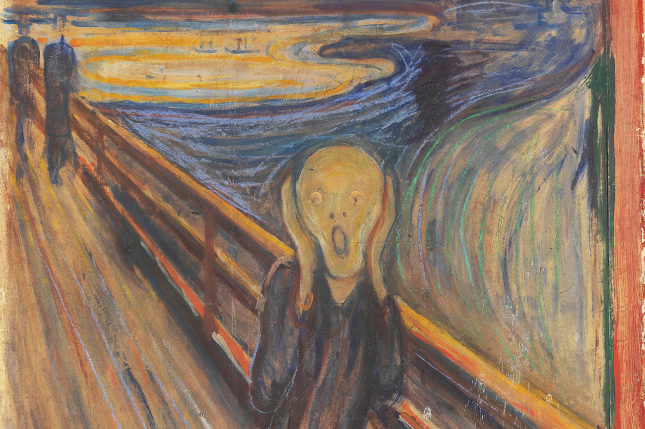 «Er hat nur diesen Augenblick, es ist der ehrlichste, der fürchterlichste Moment der Erkenntnis»: Edvard Munchs «Der Schrei». | Edvard Munch, Public domain, via Wikimedia Commons