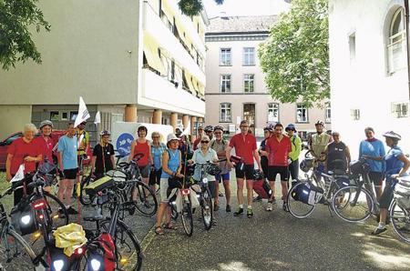 Mit dem Velo auf Pilgerfahrt