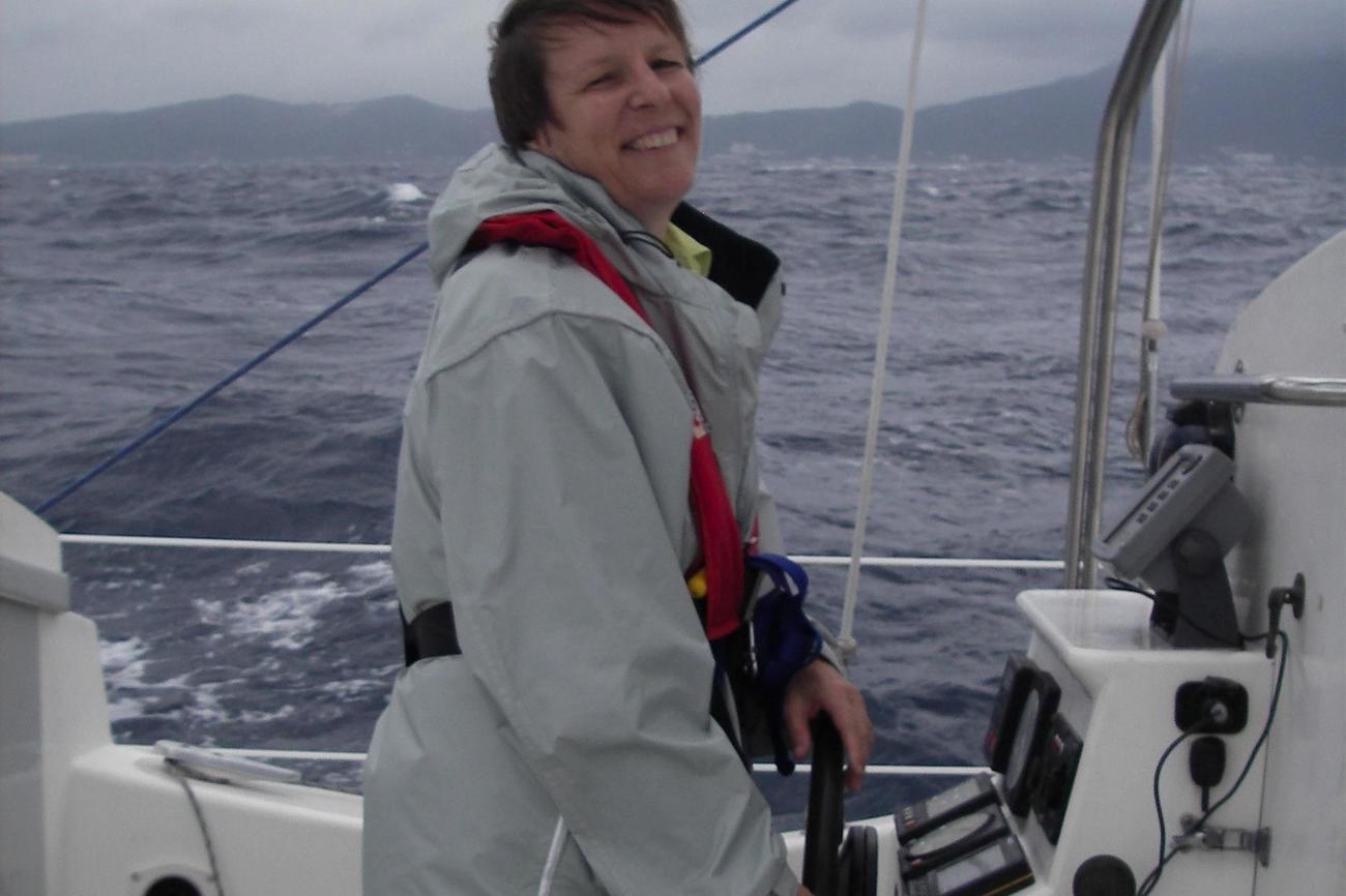 Die Frauenfelder Ärztin Christine Luginbühl hält den Kurs – sowohl beim Segeln...