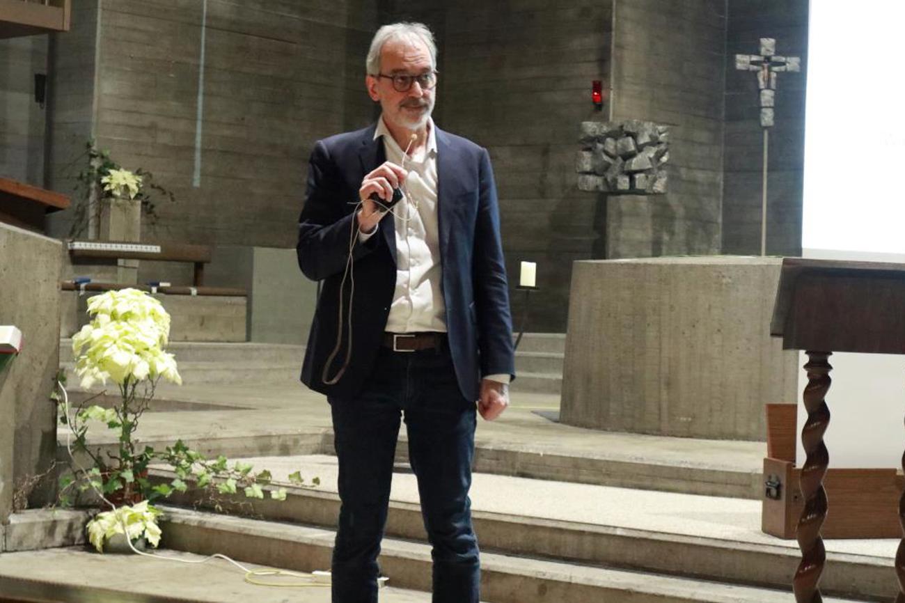 Der Ethiker und Theologe Markus Zimmermann in Muttenz.| kim