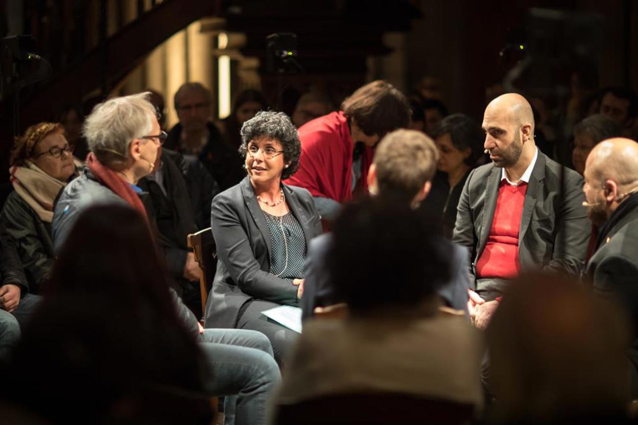 Die Schulen seien überfordert mit Jugendlichen, die sich radikalisieren, meinen die Politologin und Islamkritikerin Elham Manea und der Psychologe Ahmad Mansour. | OKE/Raphael Alù