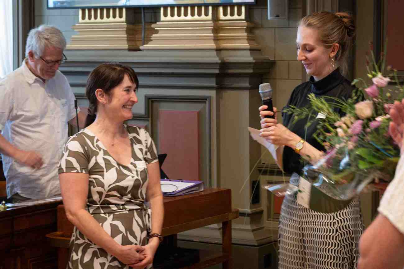Die Synode hat Christina Hegelbach (links), Geschäftsführerin der Kirchgemeinde Tablat-St. Gallen, neu in den Kirchenrat gewählt. Foto: Andreas Ackermann