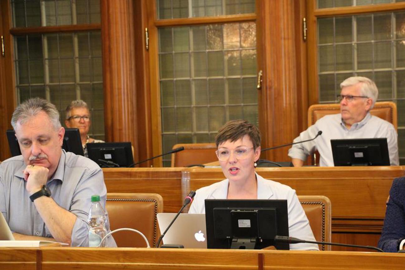 Als Präsidentin Verantwortung übernehmen für die politische Arbeit der Exekutive in der evangelisch-reformierten Landeskirche.