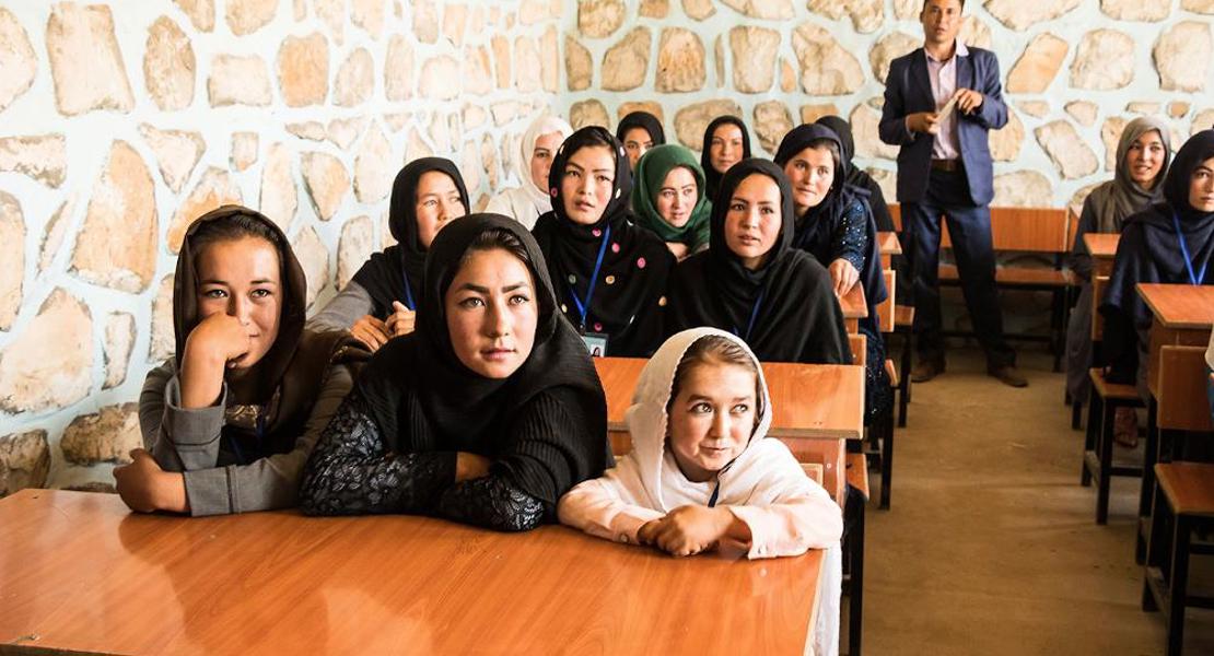 Ungewisse Zukunft: Mädchenklasse der Afghanistanhilfe Schaffhausen.