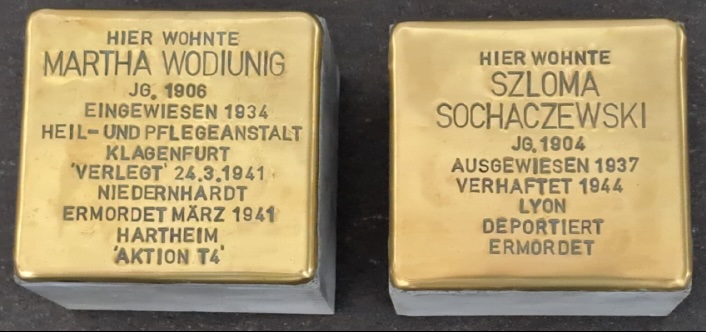 Stolpersteine Wodiunig Sochaczewski