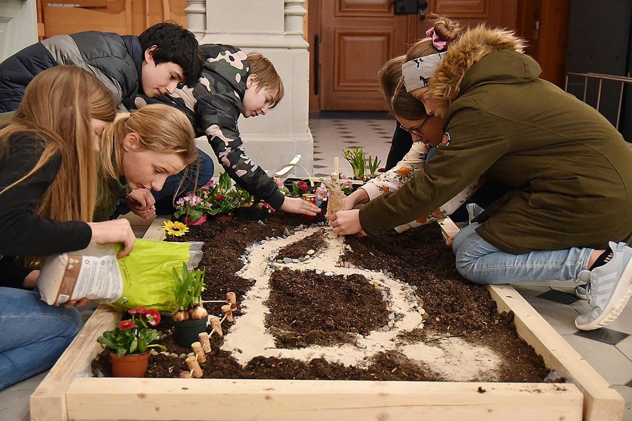 Konzentriert wurde in der Stadtkirche Glarus gearbeitet.
Bild Jürg Huber