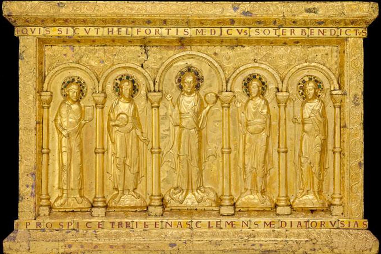 Die goldene Altartafel, die Heinrich II. Basel schenkte.|Musée de Cluny/Michel Urtado