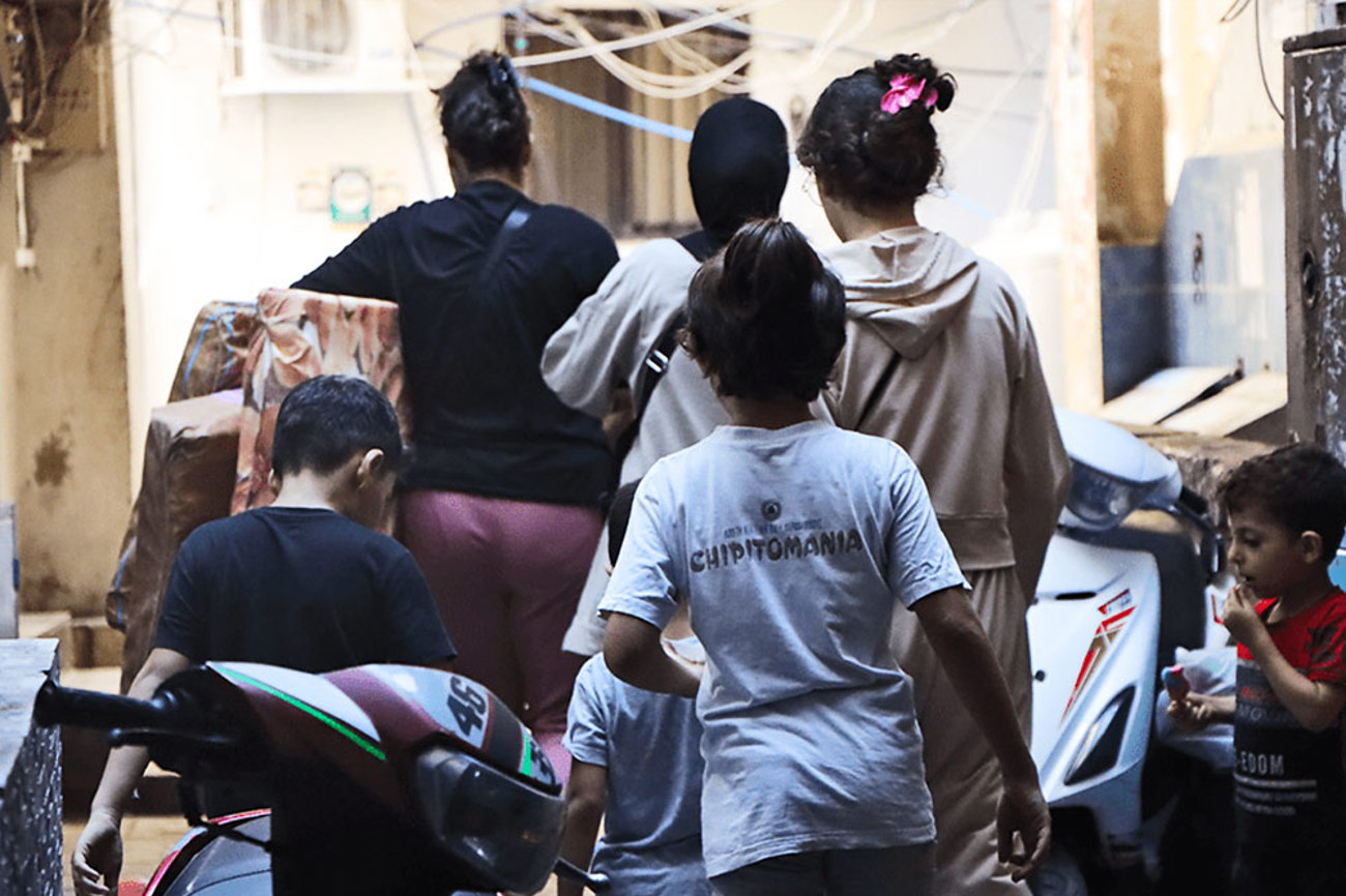 Hunderttausende Menschen fliehen aus dem Südlibanon und den Vororten Beiruts. Viele zögern, weil sie fürchten, nie zurückkehren zu können. | Foto: Heks