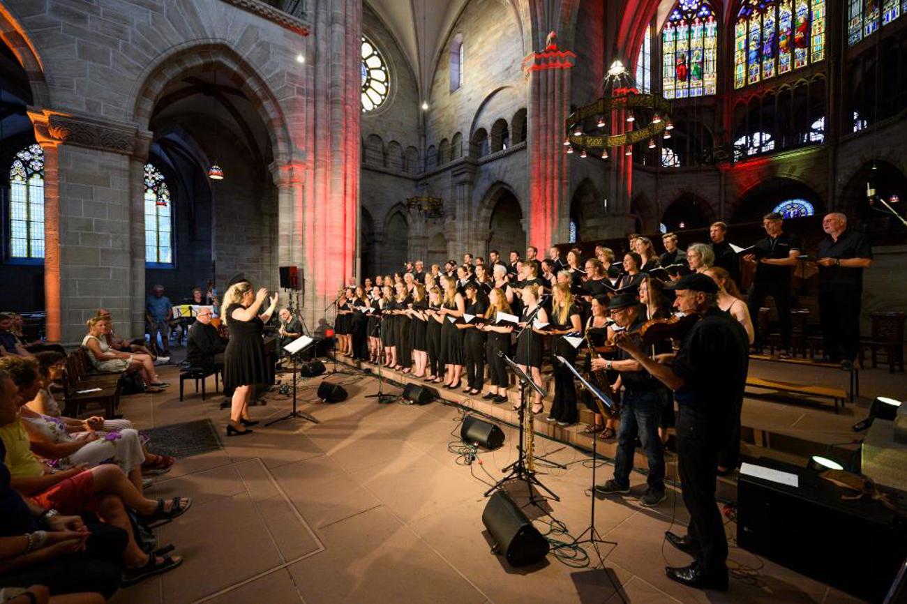 Chor tcs «Music down in my soul» im Münster.