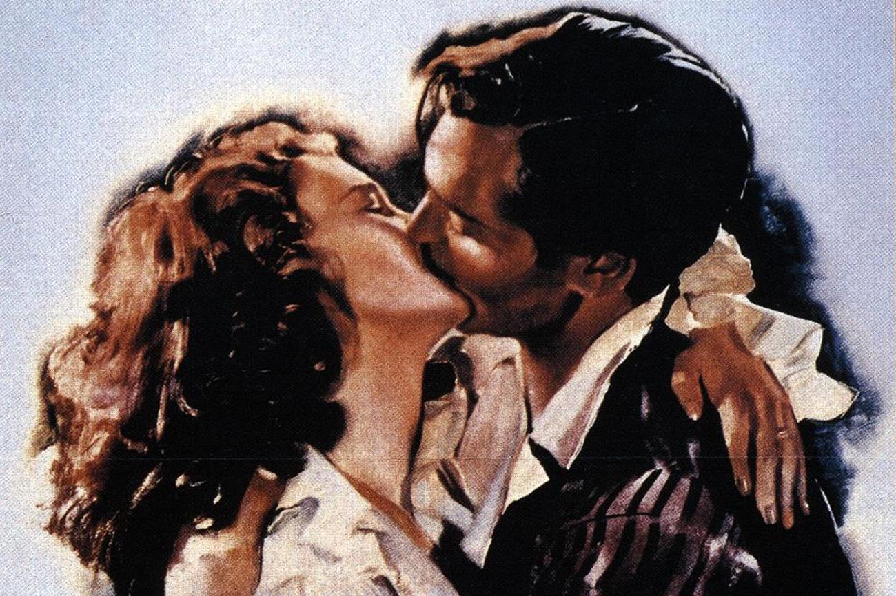 Eines der berühmtesten Liebespaare Hollywoods: Rhett Butler (Clark Gable) und Scarlett O'Hara (Vivien Leigh) in «Vom Winde verweht» 1939.|wikimedia commons