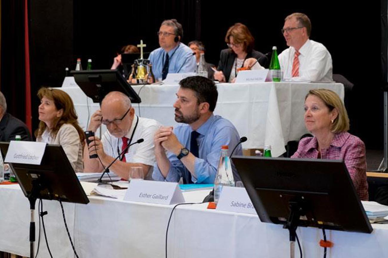 Gottfried Locher wurde als SEK-Ratspräsident bestätigt.|SEK