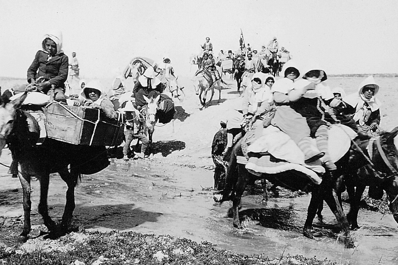 Das Ehepaar Künzler zog mit rund 8000 armenischen Waisenkindern über den Taurus nach Libanon. (Foto: friedens-stationen.ch)